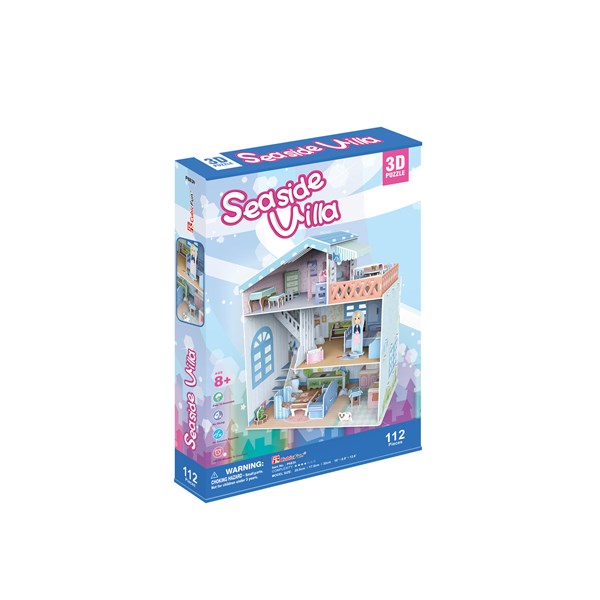Cubic Fun (P683h) - "Seaside Village" - 112 Teile Puzzle