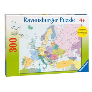 Ravensburger (13132) - "Karte von Europa (niederländische Beschriftung)" - 300 Teile Puzzle
