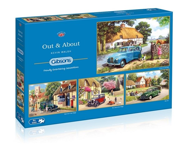 Gibsons (G5034) - Kevin Walsh: "Nostalgische Fahrzeuge" - 500 Teile Puzzle