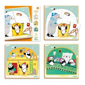 Djeco (01485) - "Igloo" - 6 Teile Puzzle