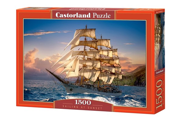 Castorland (C-151431) - "Segeln im Sonnenuntergang" - 1500 Teile Puzzle