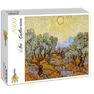 Grafika (01173) - Vincent van Gogh: "Olivenbäume, 1889" - 2000 Teile Puzzle