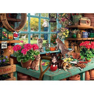 Ravensburger (19552) - "Is he watching?" - 1000 Teile Puzzle