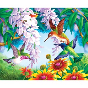 SunsOut (67605) - "Hummingbird Fly By" - 1000 Teile Puzzle