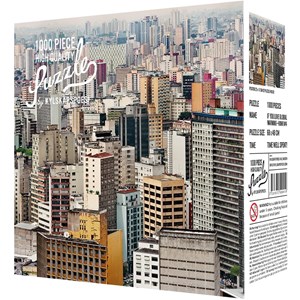 Kylskåpspoesi (00501) - Jens Assur: "Sao Paulo by Jens Assur" - 1000 Teile Puzzle