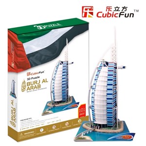 Cubic Fun (MC101H) - "Dubai, Burj Al Arab" - 101 Teile Puzzle