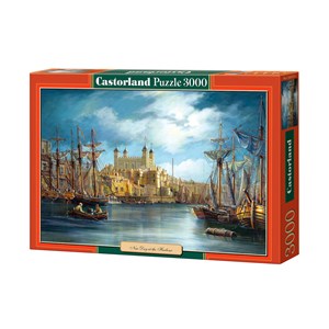 Castorland (C-300167) - "Ein neuer Tag im Hafen" - 3000 Teile Puzzle