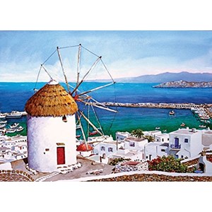 Art Puzzle (4184) - "Windmühle am Meer" - 500 Teile Puzzle
