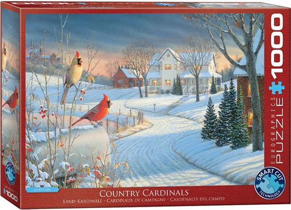 Eurographics (6000-0981) - Sam Timm: "Land Cardinäle" - 1000 Teile Puzzle