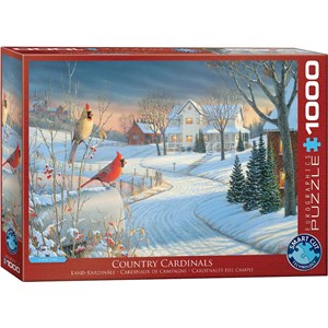 Eurographics (6000-0981) - Sam Timm: "Land Cardinäle" - 1000 Teile Puzzle