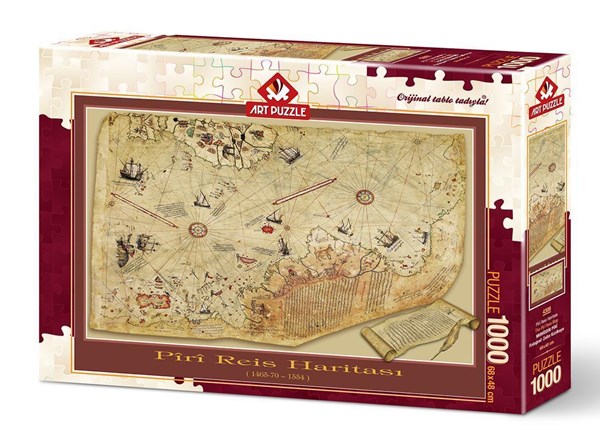 Art Puzzle (4308) - "The Piri Reis Map" - 1000 Teile Puzzle