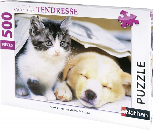 Nathan (87129) - "Wach auf und spiel mit mir" - 500 Teile Puzzle