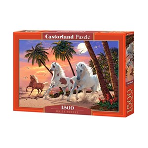 Castorland (C-151691) - "Pferde am Strand" - 1500 Teile Puzzle