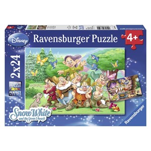 Ravensburger (08859) - "Schneewittchen und die sieben Zwerge" - 24 Teile Puzzle