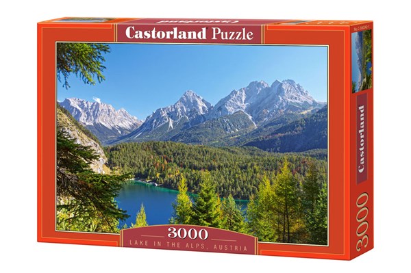 Castorland (C-300242) - "Bergsee in den Alpen" - 3000 Teile Puzzle