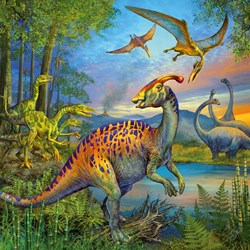 Ravensburger (09317) - "Faszination Dinosaurier" - 49 Teile Puzzle