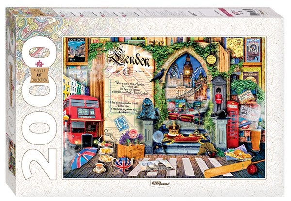 Step Puzzle (84033) - "Londoner Ansichten" - 2000 Teile Puzzle