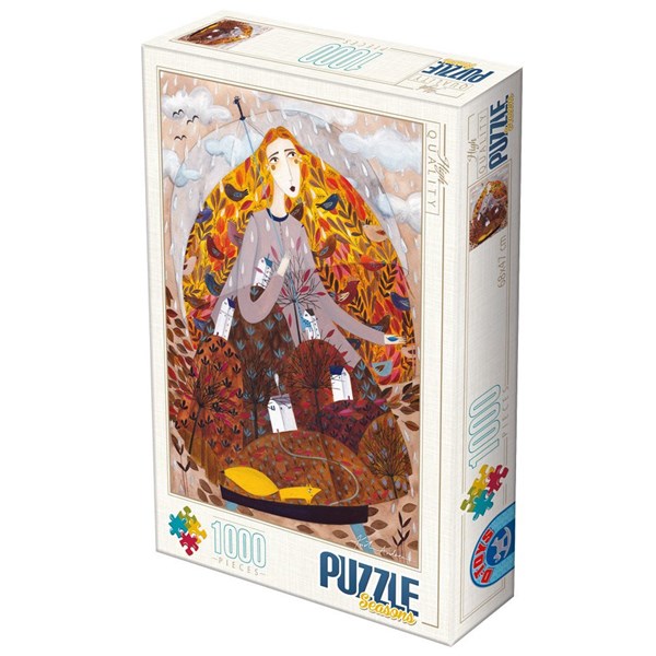 D-Toys (74102-KA03) - Kurti Andrea: "Fallen" - 1000 Teile Puzzle