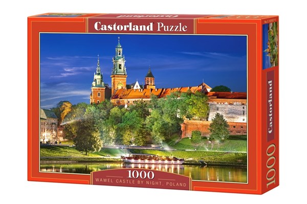 Castorland (C-103027) - "Wawel Schloß bei Nacht, Polen" - 1000 Teile Puzzle