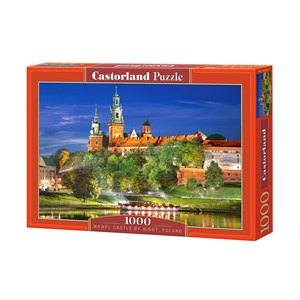 Castorland (C-103027) - "Wawel Schloß bei Nacht, Polen" - 1000 Teile Puzzle