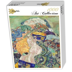 Grafika (01594) - Gustav Klimt: "Baby (Cradle), 1917-1918" - 1000 Teile Puzzle
