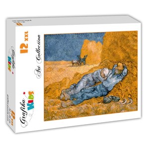 Grafika Kids (00001) - Vincent van Gogh: "La Sieste (d'après Millet), 1890" - 12 Teile Puzzle