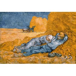 Grafika Kids (00001) - Vincent van Gogh: "La Sieste (d'après Millet), 1890" - 12 Teile Puzzle