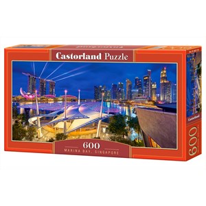 Castorland (B-060139) - "Marina Bay, Singapore" - 600 Teile Puzzle