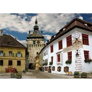 D-Toys (65995-DE02) - "Rumänien, Schäßburg, Sighisoara" - 1000 Teile Puzzle