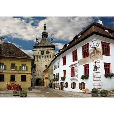 D-Toys (65995-DE02) - "Rumänien, Schäßburg, Sighisoara" - 1000 Teile Puzzle