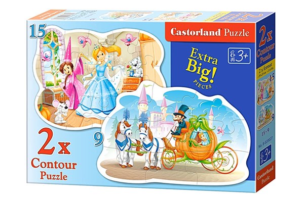 Castorland (B-020027) - "Aschenputtels Welt" - 9 15 Teile Puzzle