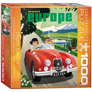 Eurographics (8000-1645) - "Europareise" - 1000 Teile Puzzle