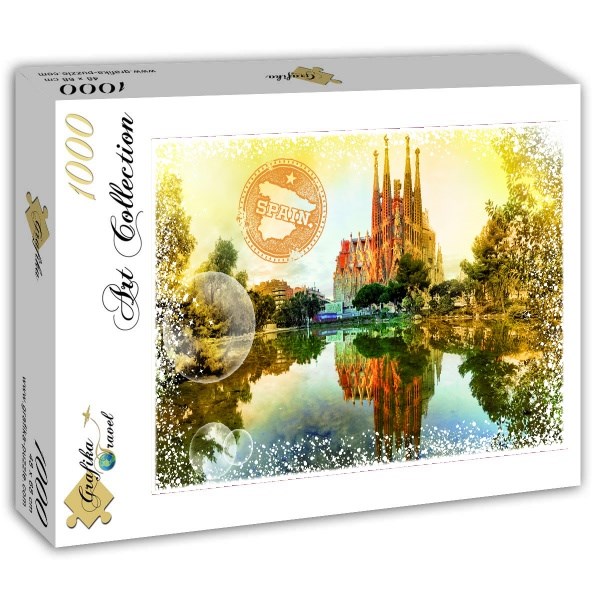 Grafika (T-00196) - "Spain" - 1000 Teile Puzzle