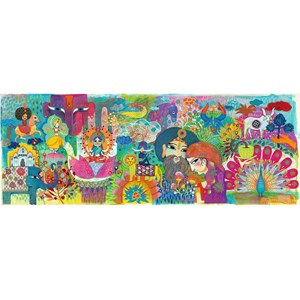 Djeco (07649) - "Magic India" - 1000 Teile Puzzle