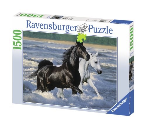 Ravensburger (16276) - "Horses on the Beach" - 1500 Teile Puzzle