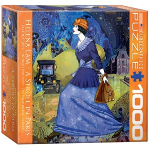 Eurographics (8000-0515) - Helena Lam: "Ein Spaziergang in Paris" - 1000 Teile Puzzle