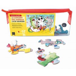 Puzzle Michele Wilson (W422-12) - "Das Konzert der Tiere" - 12 Teile Puzzle