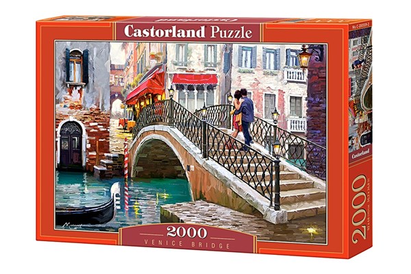 Castorland (C-200559) - Richard Macneil: "Brücke in Venedig" - 2000 Teile Puzzle