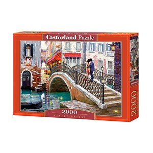 Castorland (C-200559) - Richard Macneil: "Brücke in Venedig" - 2000 Teile Puzzle