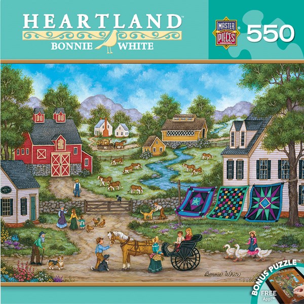 MasterPieces (31682) - Bonnie White: "Roadside Gossip" - 550 Teile Puzzle