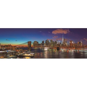 Jumbo (18569) - "Hudson Bridge im Morgengrauen" - 1000 Teile Puzzle