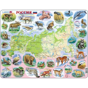 Larsen (K50) - "Russia (in Russian)" - 100 Teile Puzzle