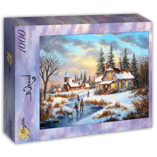Grafika (T-00519) - Dennis Lewan: "A Mid-Winter's Eve" - 1000 Teile Puzzle