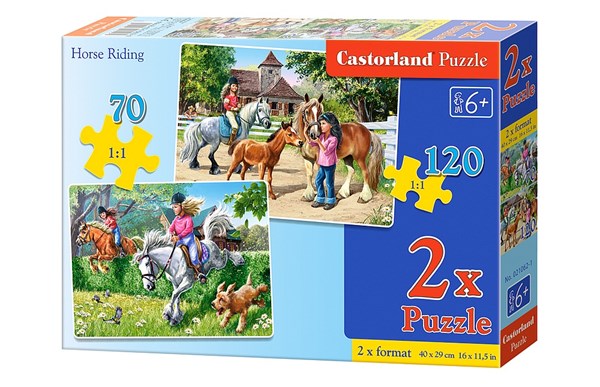 Castorland (С-021062) - "Springreiten" - 70 120 Teile Puzzle