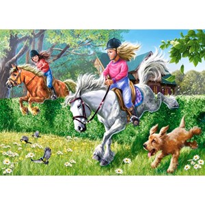Castorland (С-021062) - "Springreiten" - 70 120 Teile Puzzle