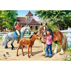 Castorland (С-021062) - "Springreiten" - 70 120 Teile Puzzle