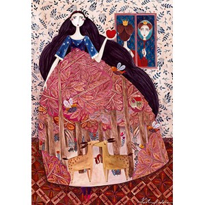 D-Toys (72870-KA01) - Kurti Andrea: "Snow White" - 1000 Teile Puzzle