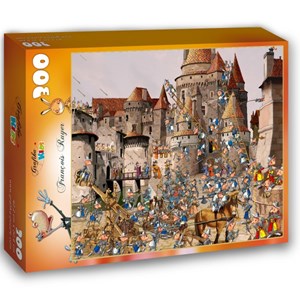 Grafika (01447) - François Ruyer: "Attack of the Castle" - 300 Teile Puzzle