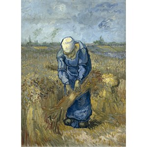 Grafika Kids (00301) - Vincent van Gogh: "Bäuerin beim Strohschneiden (nach Millet)" - 24 Teile Puzzle