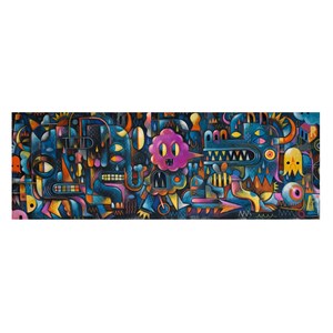Djeco (07627) - "Monster Wall" - 500 Teile Puzzle